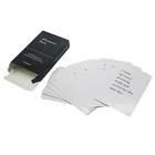 Black And White Flash Cards Custom Printed Plain Black And White Flash Cards Sets