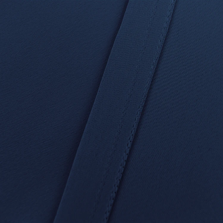 Home decorative blue door panel 100% blackout window curtains for living room