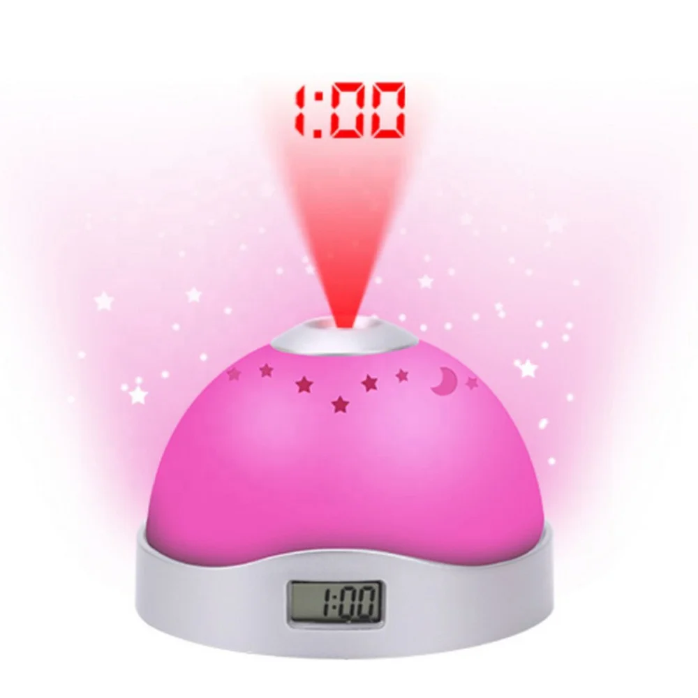 onder Wortel werkzaamheid Led Digitale Alarm Clock Starry Star Gloeiende Voor Kinderen Babykamer  Kalender Thermometer Nachtlampje Projector Alarm Clock - Buy Projection  Alarm Clock,Wholesale Alarm Clock,Cheap Alarm Clock Product on Alibaba.com
