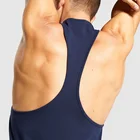 Gym Stringer Custom Mens Bodybuilding Gym Plus Size Stringer Design 100% Cotton Deep Neck