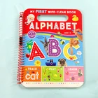 Kids Kids Preschool Education Letters Learning Book Learn English First Letter Write -Clean Book