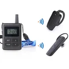 Communication Wireless Ear-hook Tour Guide Walkie Talkie Communication System