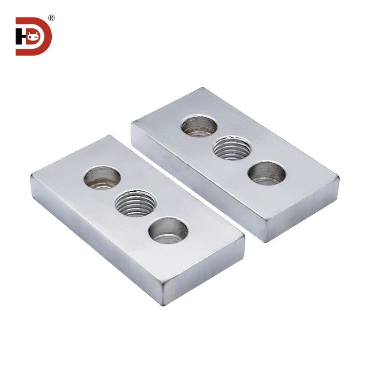 Industrial Aluminum Profile Accessories 4080/4590/8080 Carbon Steel End Face Connection Plate Foot Cup Foot Support details