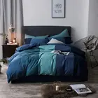 Home Full Size Comfortable Cool 100% Tencel Cotton Elastic Duvet Cover Set