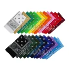 Stock Bandana Design 24 Colors Paisley Stock Bandana 100% Cotton