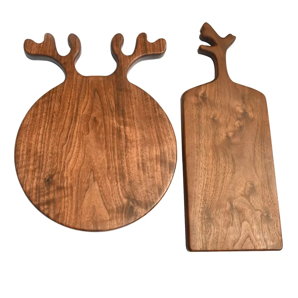 Wholesale Walnut Wood Cutting Board for Kitchen, Seasoned, Chopping Board, Wood Cheese Board, Charcuterie Platter