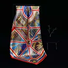 Silk Chiffon Scarf 50x50cm Plain Custom Printed Turkey Polyester Silk Chiffon Scarf