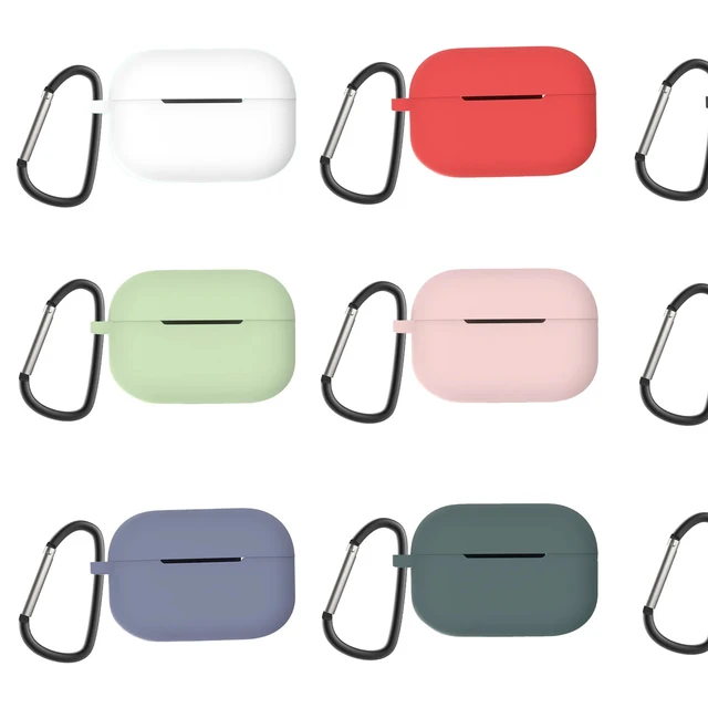 Manufacturer Custom Logo Silicone Earphone Case for AirPods Silicone Cover Case For Apple Airpods Pro headphone case