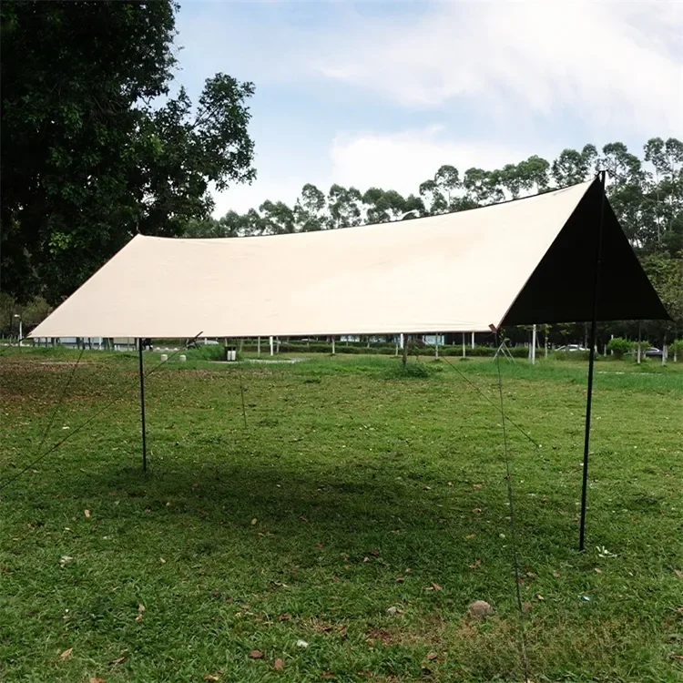 New hot selling outdoor sunshade easy installation UPF 50 UV camping equipment waterproof beach tent