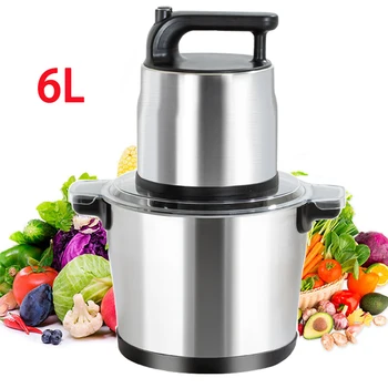 hot sale factory price stainless steel fufu yam pounding machine big yam pounder meat grinder electric 6L 10L 12l meat chopper