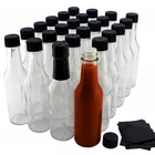 Small Bottle Bottle Glass Bottle 150ml Small Mouth White Soy Sauce Glass Bottle