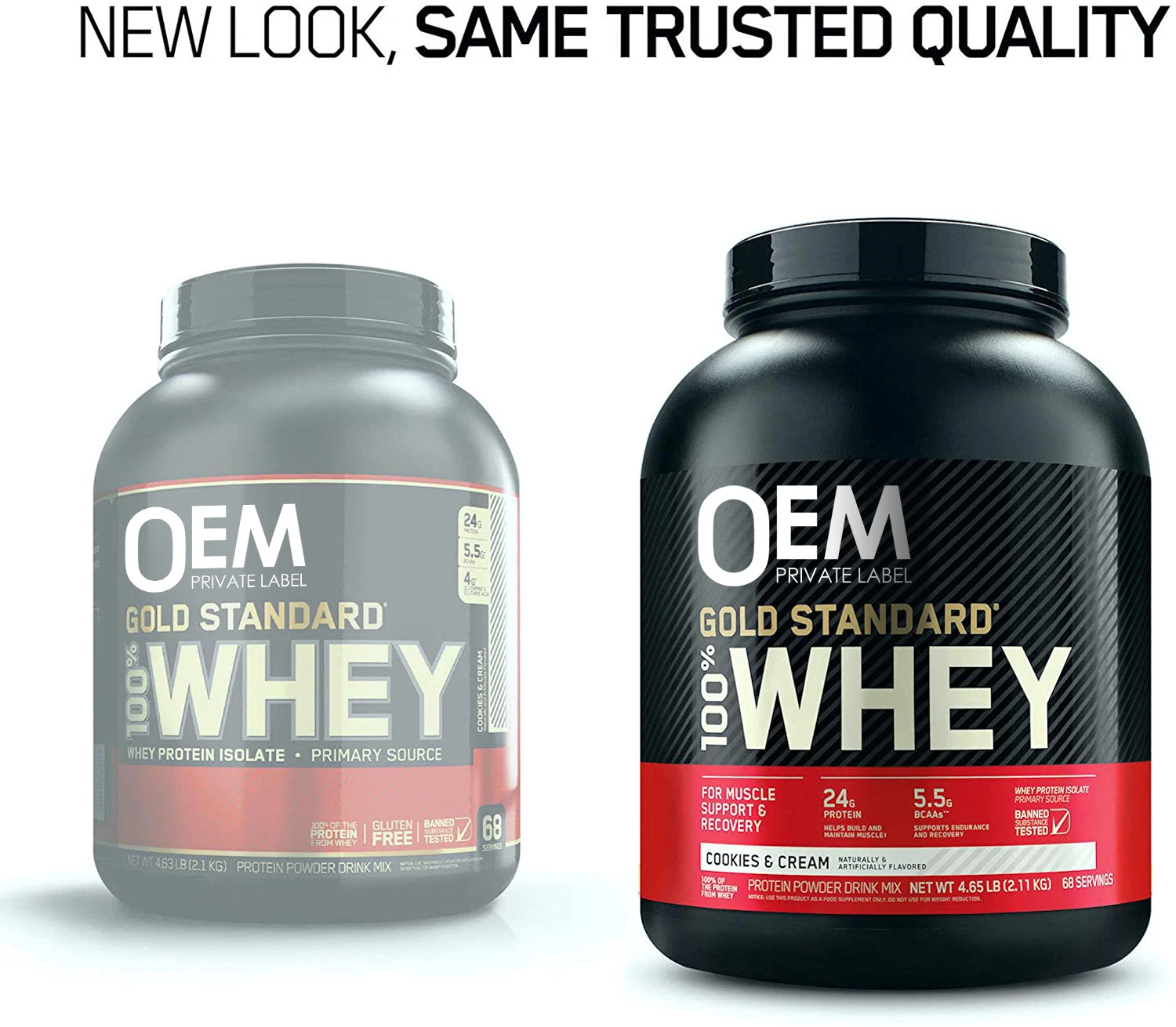Whey Protein Powder Supplement Build Muscle Sports Powder Pre Workout