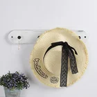 Natural Coat Decorative Natural Walnut Board Wooden Coat Hooks For Living Room