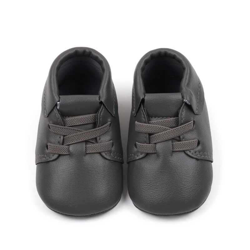 Unisex Baby Shoes New Soft Bottom Pu Lightweight Newborn Shoes Size 0-15 Months for Boys and Girls manufacture
