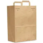 Paper Bags Wholesale Multiple Functions Custom Logo Foldable Brown Small Luxury Paper Grocery Bags