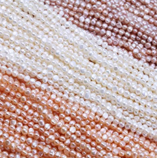 HMOIS Wholesale Cultured Pearls Real Natural Freshwater Pearls