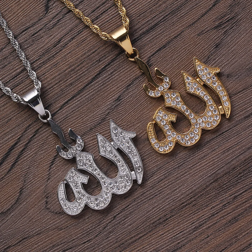 Buy Zircon Iced Out Muslim Jewelry 