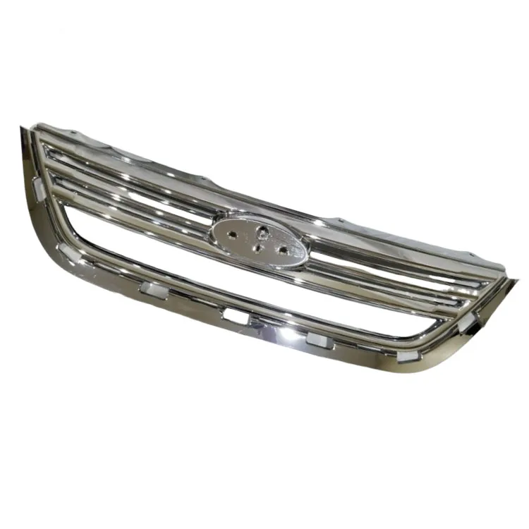 product kebel front bumper grille oem ae8z 8200 aa car grilles with 3xelectroplated for ford fiesta 11 14 american version-7