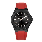 Watch Fashion Watches New Arrival Silicone Band Shenzhen Wholesale Watch Rose Gold Case Fashion Quartz Watches