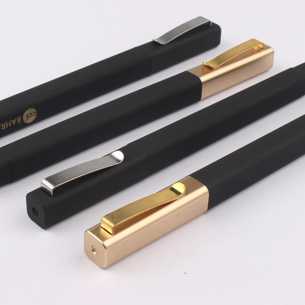 Hot selling luxury gold clip rubber square hotel ball pen with custom logo ballpoint pen promotional pens Hot selling luxury gold clip rubber square hotel ball pen with custom logo ballpoint pen promotional pens