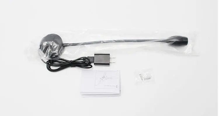 3W wall mounted led reading table light Hotel bedroom bedside headboard flexible gooseneck lamp