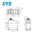 With Hot Selling PRO 17g Digital Servo Digital Servo 3.0kg Plastic Gear Servo With Widely Application