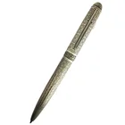 Ball Pen Design Pen Shanghai Lingmo Personalized Antique Silver Ball Pen OEM Logo Custom Design Ballpoint Pen