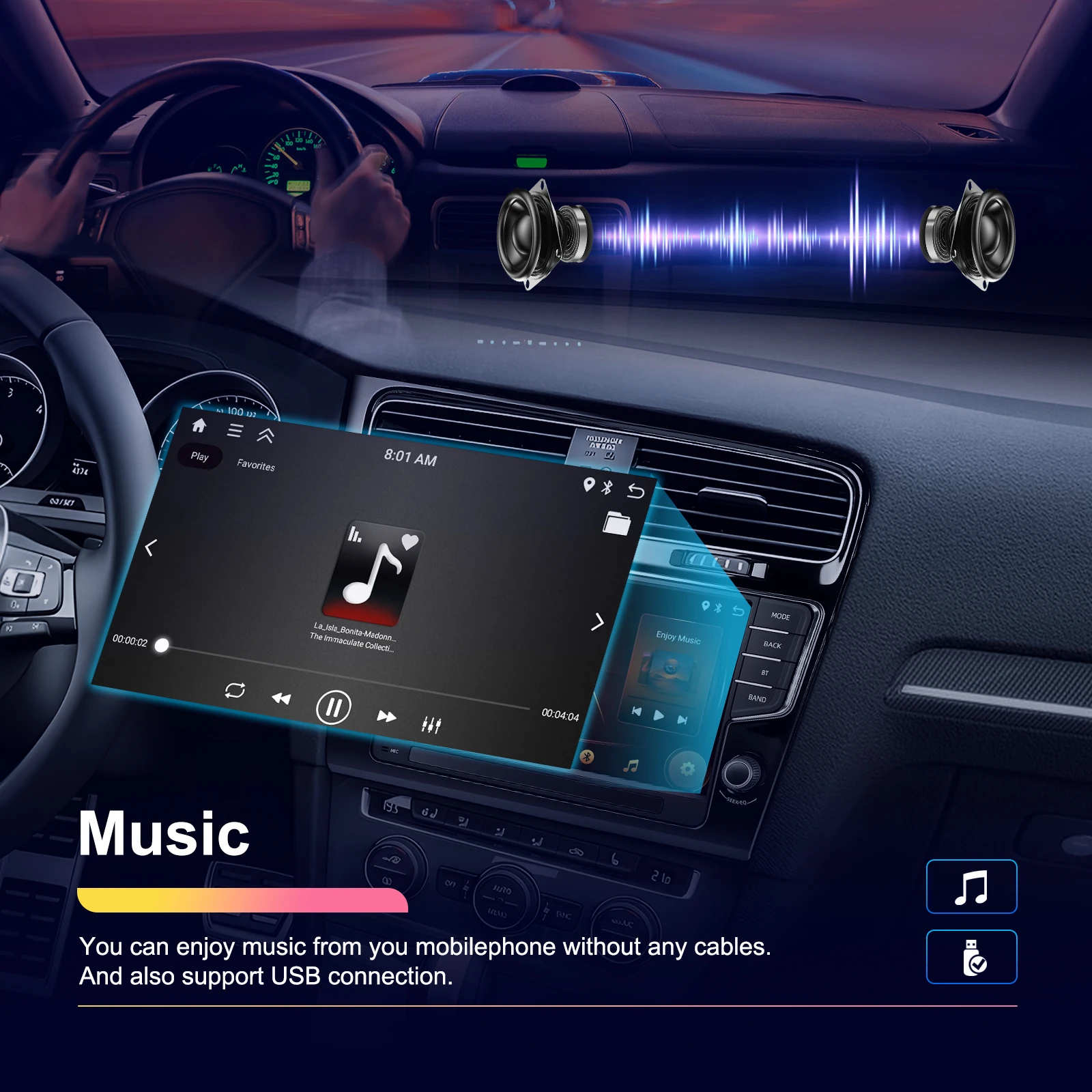 podofo 9 double din 264gb android car radio frame autoradio carplay android auto car stereo gps for vw golf 2014 2020 obd2 a4421-7