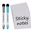 Removable Dry Erase Sticky Notes Office Home White Reusable Sticky Notes