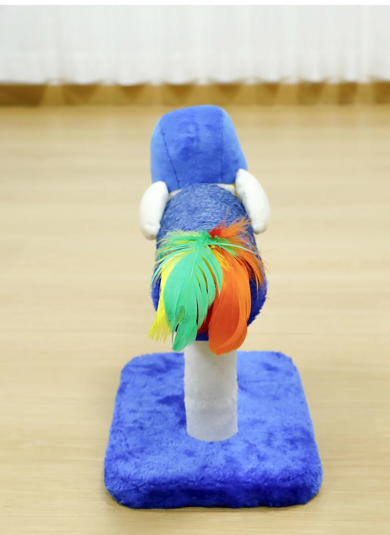 New Bird Shaped Sisal Cat Scratcher with Feather Durable No Shedding Cat Toy Boredom Relief Pet Supplies supplier