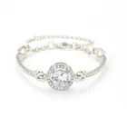 Crystals Bracelet Women's Angelic Clear Crystals Bracelet