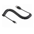 Cable Coiled Usb Cable Comark Retractable Micro Mini USB Cable Fast Data Charger Cord Spring Spiral Curly Coiled Cable
