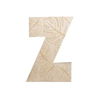 Wood Wood Wooden Wood Decor Ornament Hawaii Style Pattern Home Decoration Wood Wooden Alphabet Letters