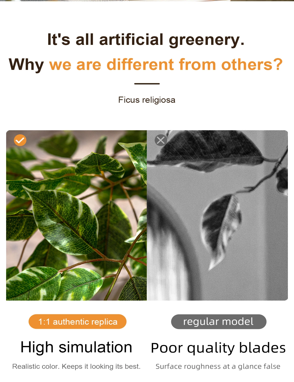 Banyan Tree Bonsai Artificial Grass Palm Greenery Decoration High Plastic Potted Indoor/Outdoor for Home Office for Birthday supplier