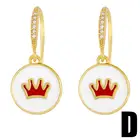 Earrings Factory Direct Supply Popular Party High Taste 18k Geometric Custom Made Earrings