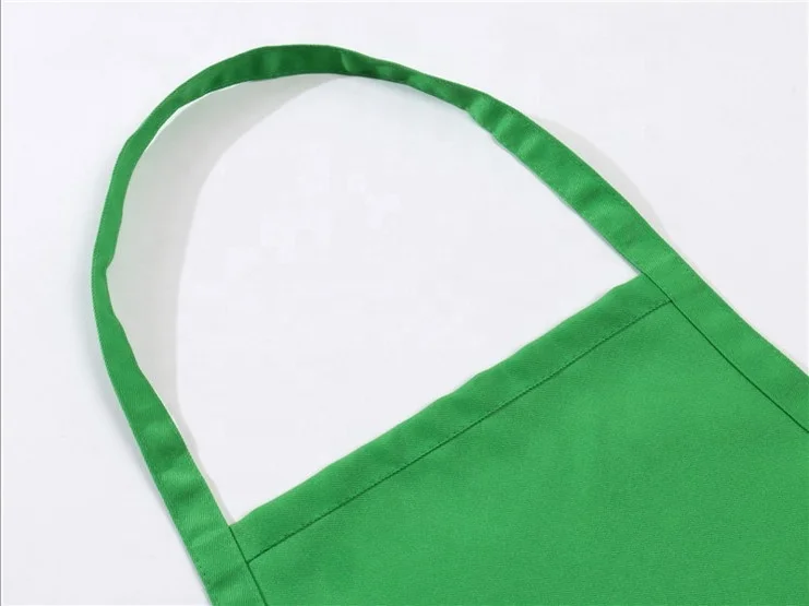 Customized blank business aprons manufacturer wholesale advertising printed logo anti fouling apron multiple colors available