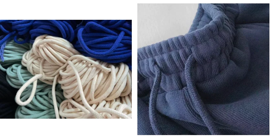 5mm Round Braided Cotton Cord for Hoodie