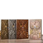 Diary Vintage 3D Embossed Leather Journal Writing Notebook A5 100 Sheets Travel Diary For Men And Women
