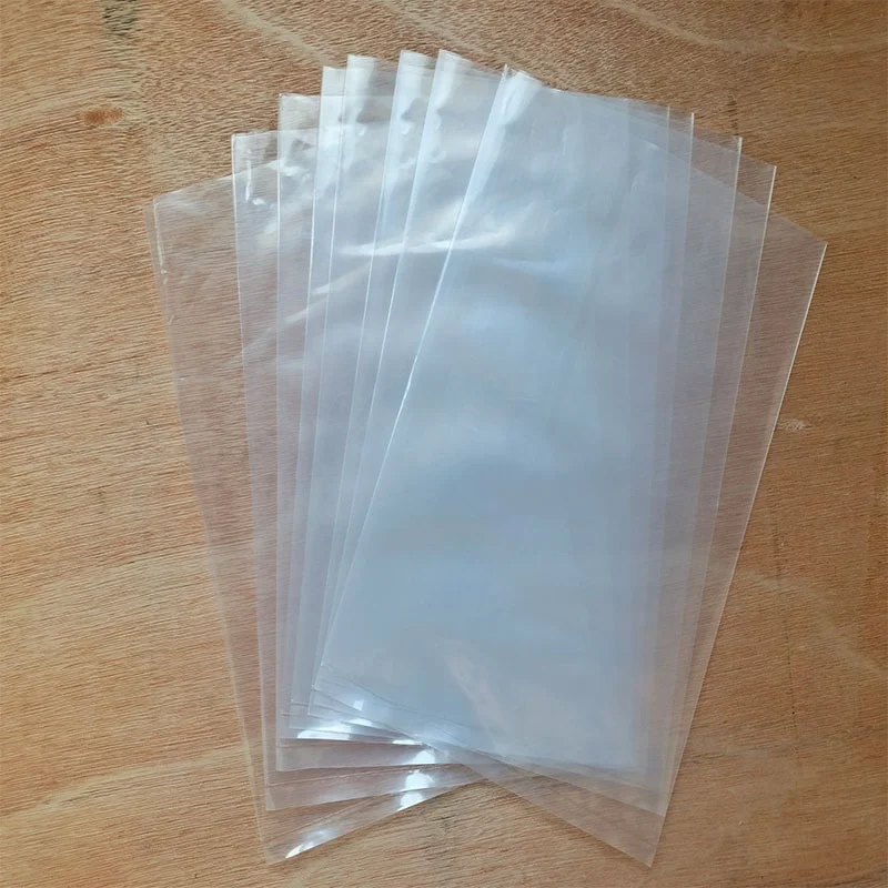 PE High-Pressure Flat Mouth Packaging Bag Large Cardboard Box Inner Lining Thickened Transparent Moisture-Proof Plastic Bag