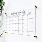 Calendar Custom Print Wall Calendar Acrylic Dry Erase Board Customized Picture Calendar