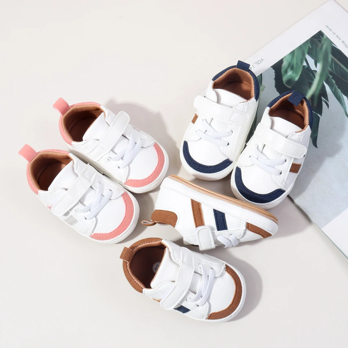 Wholesale Anti-slip TPR Outsole Baby Toddler Boys Girls Sport Shoes manufacture