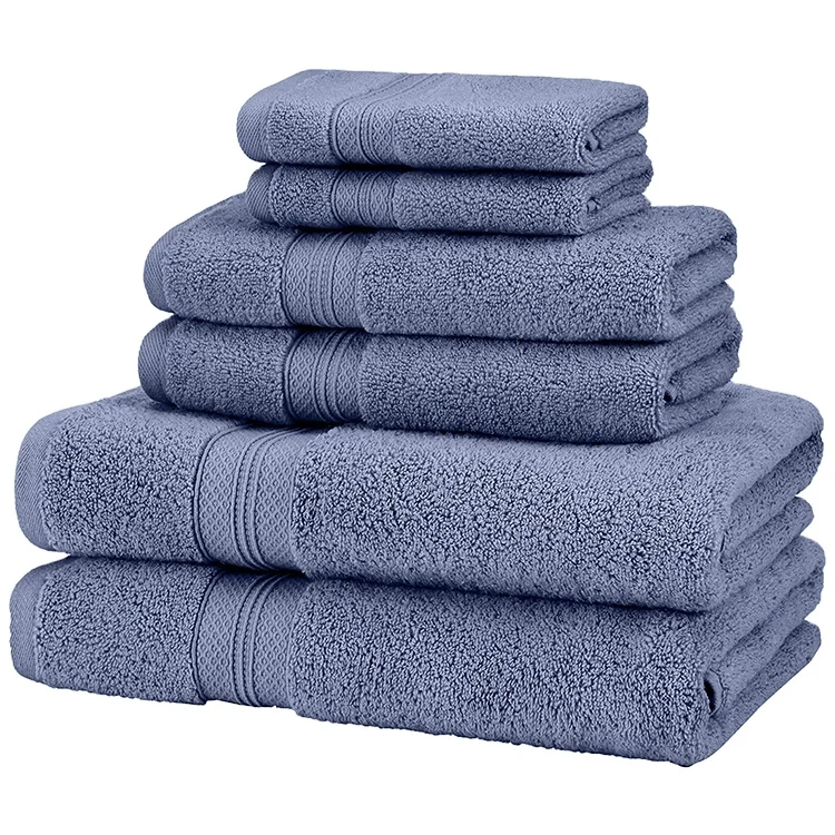 6 Pack  %100 Cotton Bath Towels 30x54 Inch  For Pool Spa Grandeur Hospitality 