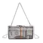 Bag Evening Factory Wholesale Luxury Pillow Shaped Rhinestone Crystal Money Bag Wedding Clutch Purse Ladies Evening Bag