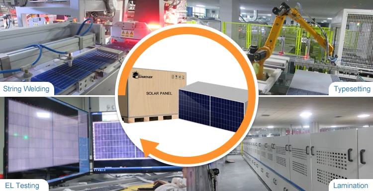 PV Module half cell 330w 335w 340w 345w 350 watt organic solar panels