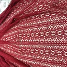 Nylon Latest Hollow Out Nylon Stretch Lace Fabric For Clothes Dresses