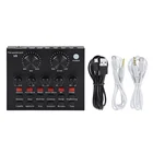 2021 Hot Sale Studio Sound Card V8 Sound Card Live Stream