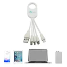 Usb Usb Charging Cable Outdoor Portable 4 In 1 Multi Keychain Tpe Phone Charger Mini Usb Cable