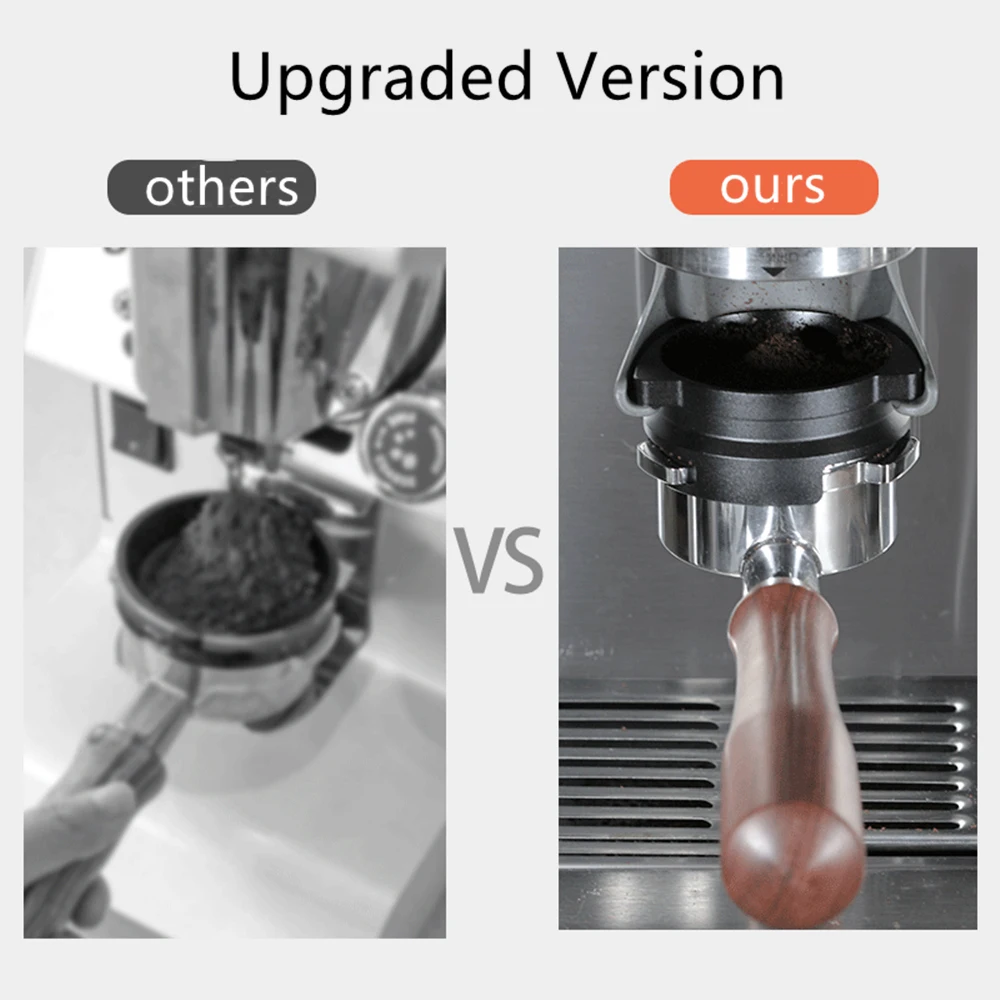 Italian Style For Espresso Coffee Gear Mesh Puck Screen Coffee Powder Receiver 58mm Dosing Ring