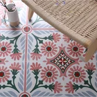 Tiles Lovely Pink Printing Flower Flooring And Wall Tiles For Living Room 300x300mm