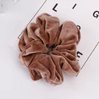 Fashion For Girls Custom Fashion Wholesale Elastic Oversized Velvet Hair Scrunchies For Women Girls